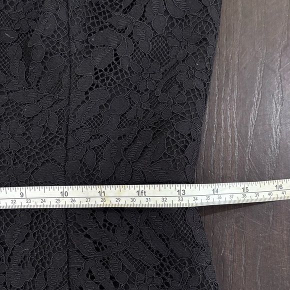 French Connection Black Lace Dress Size 6 - Picture 10 of 12